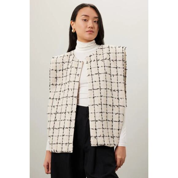 English Factory Jackets & Blazers - English Factory Tweed Vest Size XS ($210 retail)